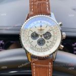 Best Replica Breitling Navitimer Brown Leather Strap Watches